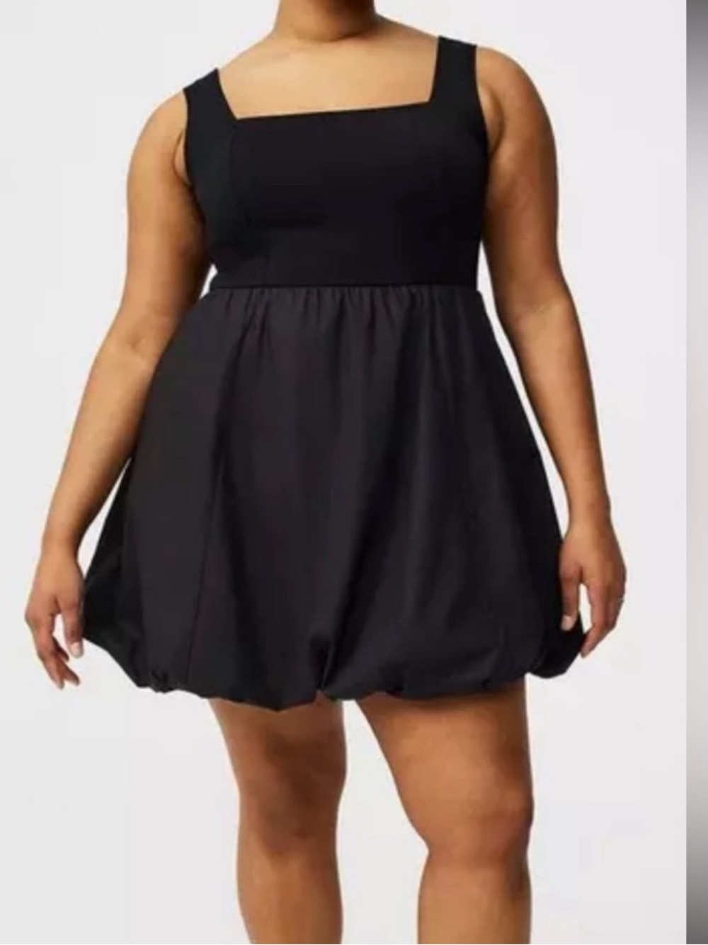 NWT Torrid Black Mini Poplin Bubble Dress Size Large